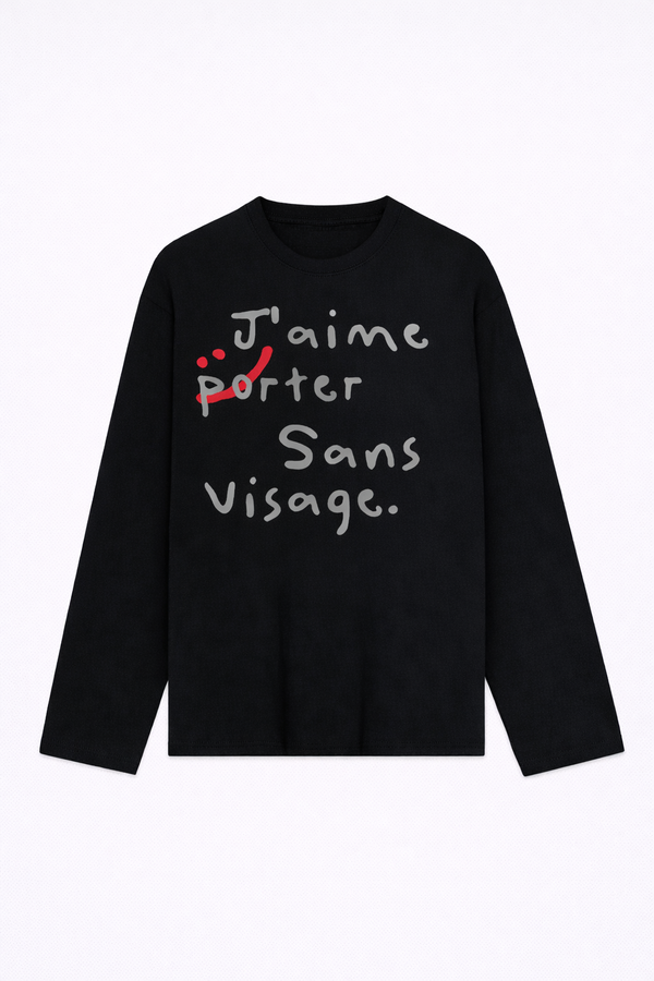 J'AIME PORTER SANS VISAGE LONGSLEEVE