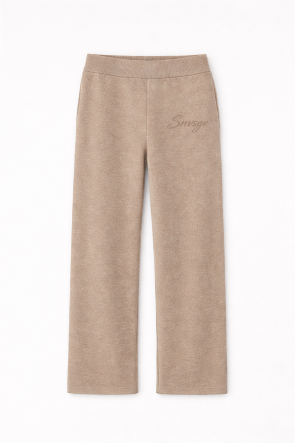 SNVSGE WIDE-LEG KNIT PANTS