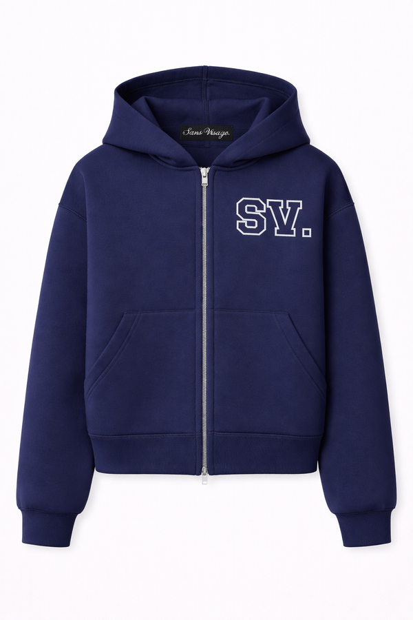 SV NAVYBLUE ZIP SCUBA HOODIE