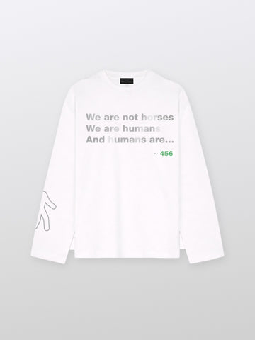 Player 456 Quote Longsleeve – front