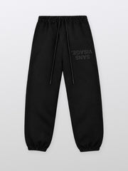 Sans Visage Upside Down Joggers Black – front