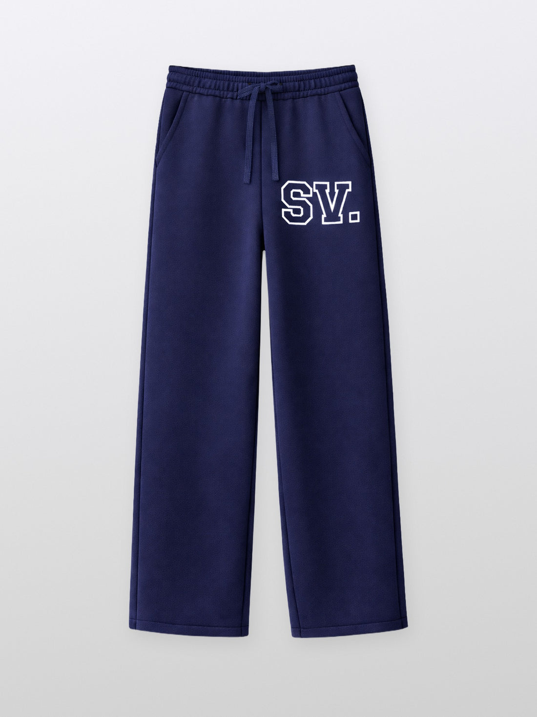 SV Navyblue Scuba Sweatpants – front